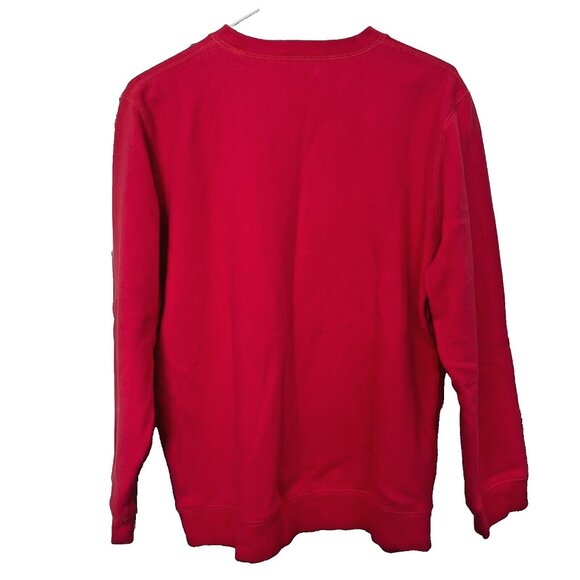 Vintage Northern Reflections Red Gardening sweatshirt  Cotton Blend Women Small - Picture 2 of 4